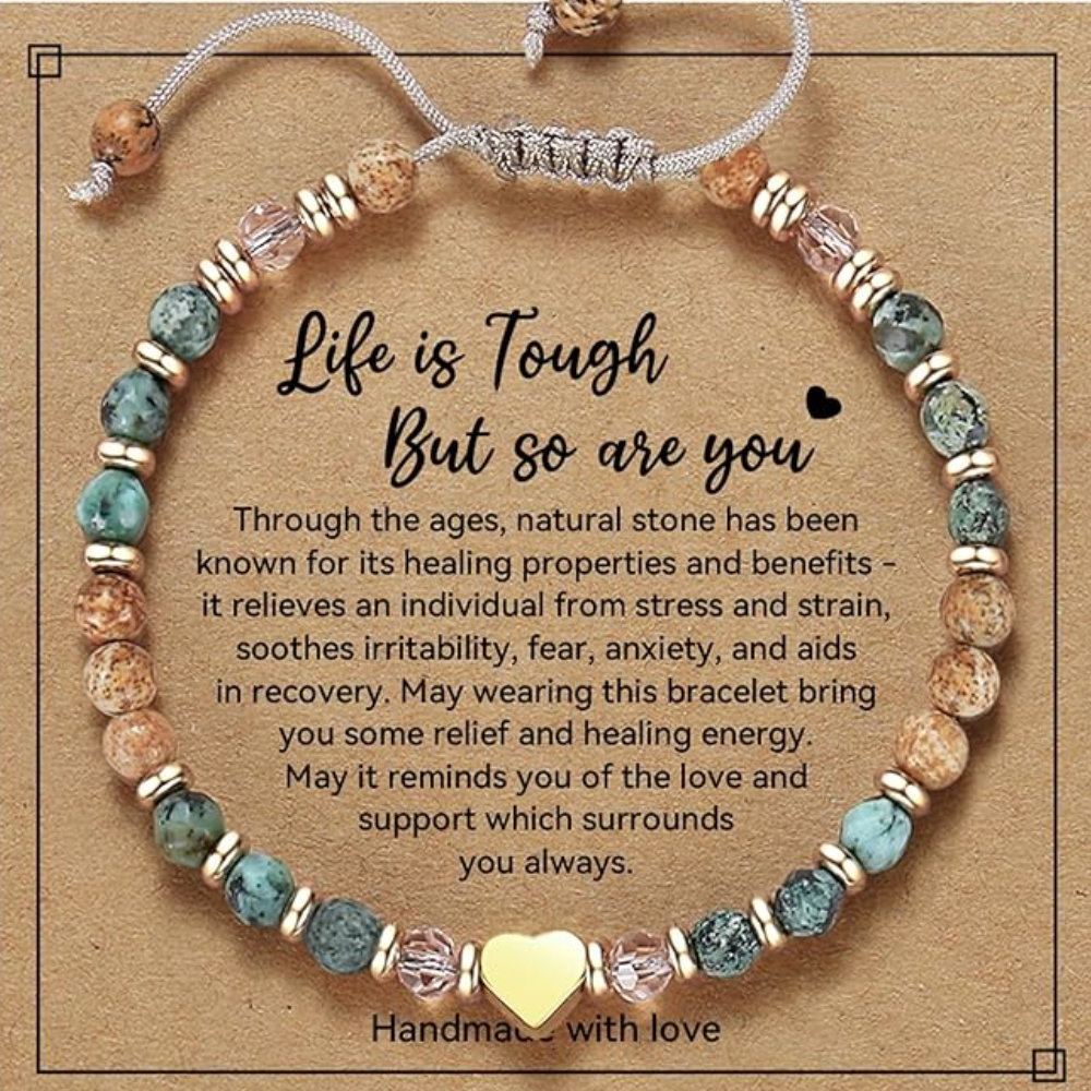 Life is Tough But So Are You Stone Bracelet