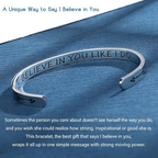 Believe In You Cuff Bracelet