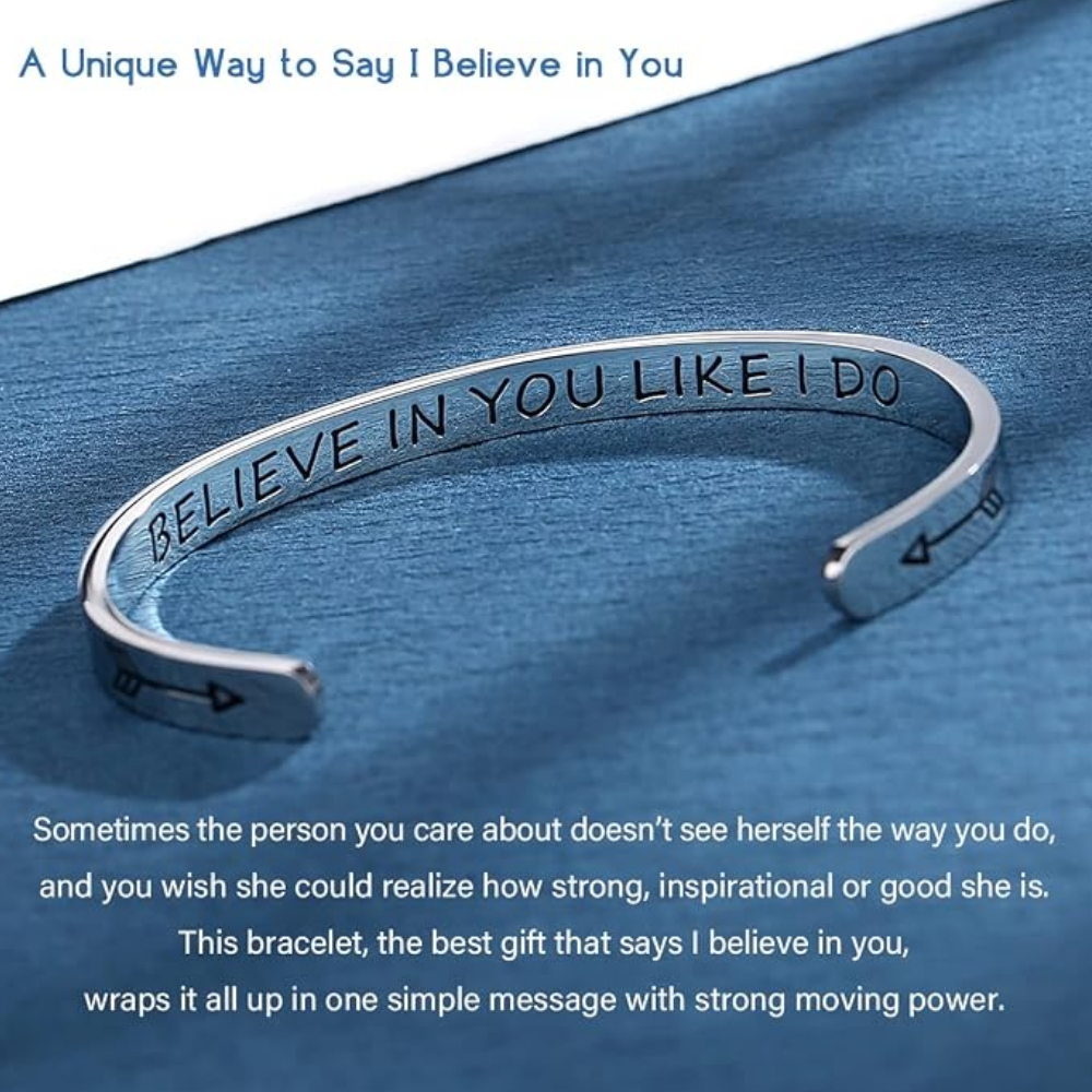 Believe In You Cuff Bracelet