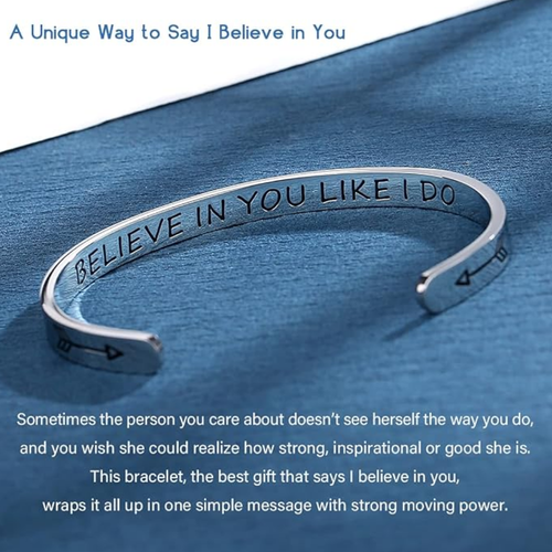 Believe In You Cuff Bracelet