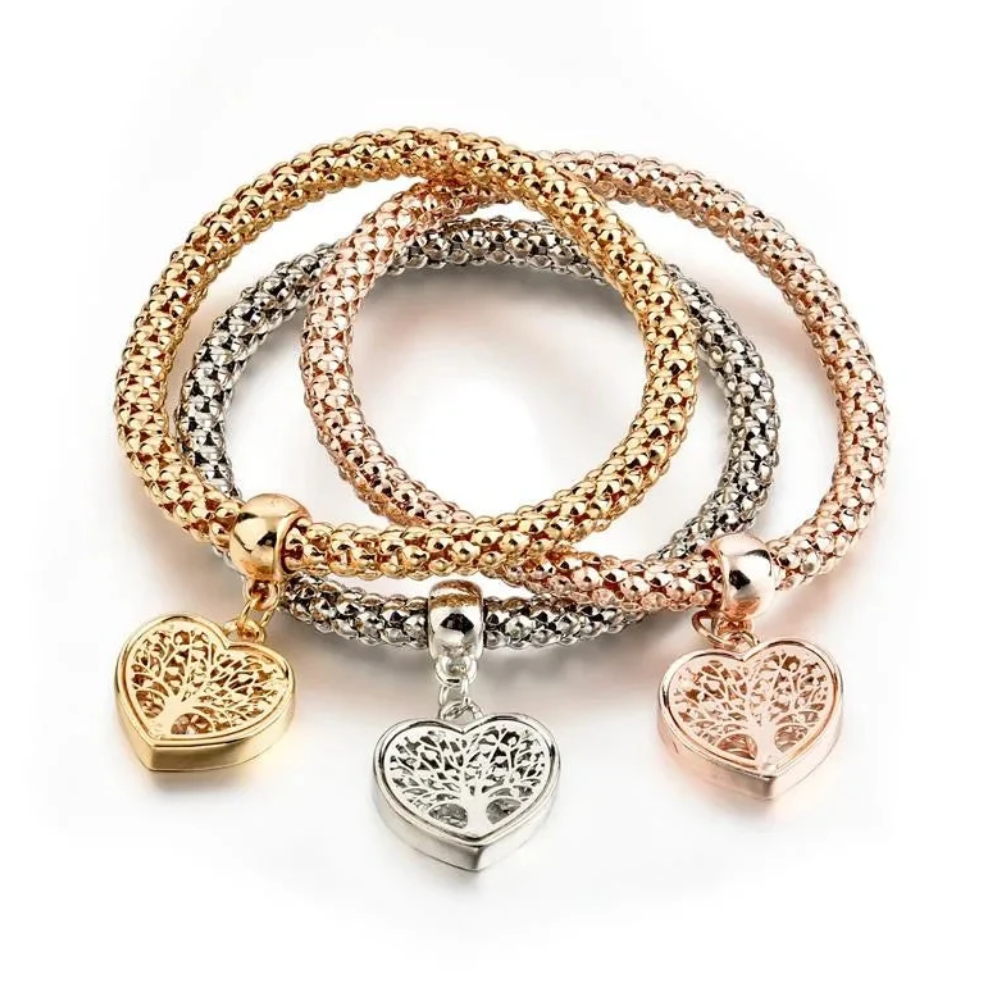 Tree of Life Bracelet - 3 Piece Set