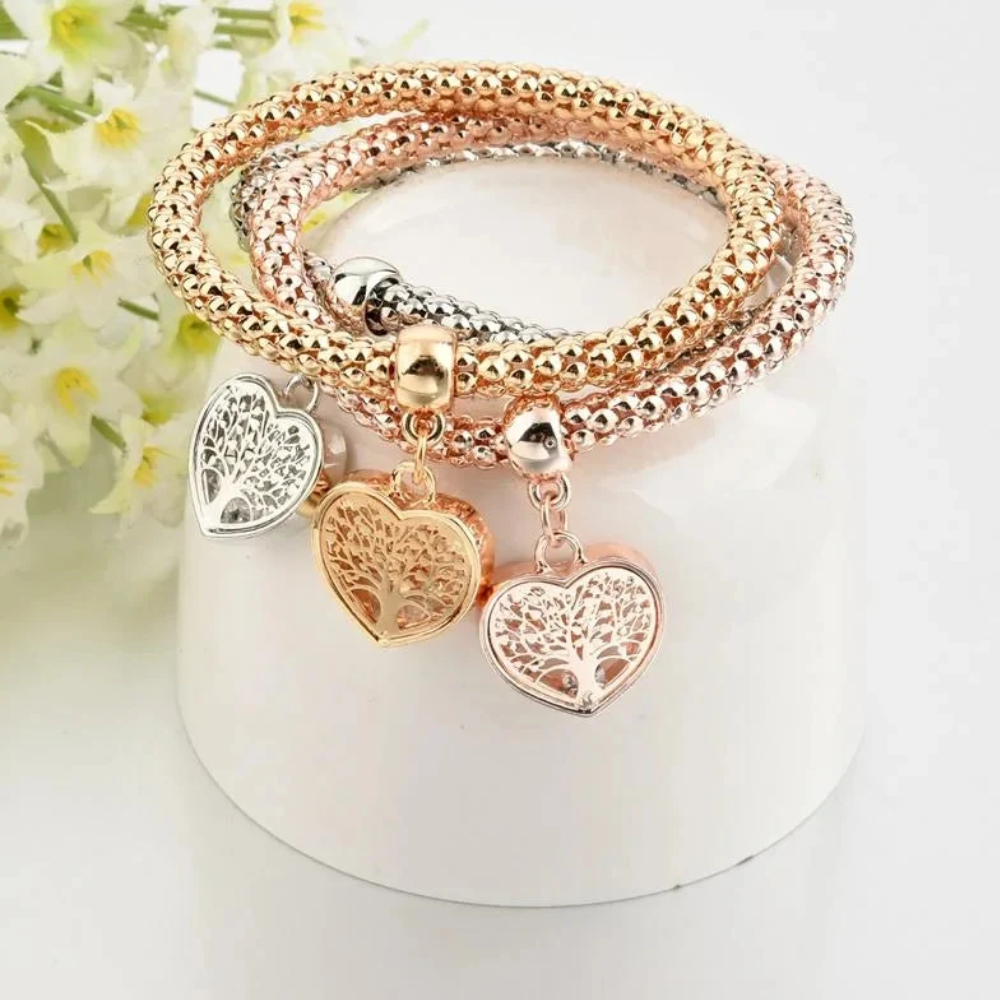 Tree of Life Bracelet - 3 Piece Set